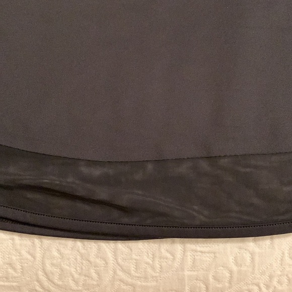 Athleta Sunlover UPF Black Sleeveless Dress Mesh Detail Hem - Picture 5 of 8